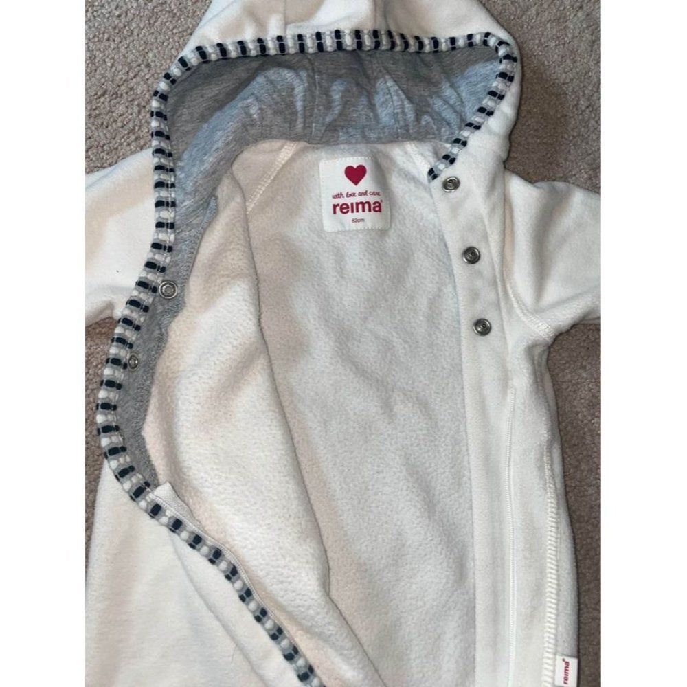 Adorable Reima fleece one piece. 3-6m - Picture 5 of 8